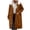 Brown, variant on Kukoosong Women's Puffer Coats, Winter Oversized Casual Shearling Fleece Long Coats Jackets, Long Puffy Jackets with Pockets