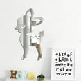 thumbnail image 2 of Sunxin Wall Stickers Nordic Acrylic Mirror Cartoon Wall Camera Props Kids Room Wall Decoration B, 1X Mirror Sticker, 2 of 5