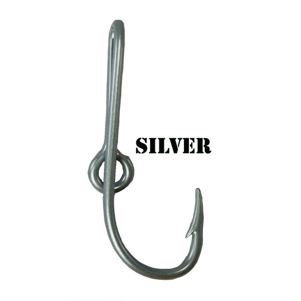 Eagle Claw Hat Hook Silver Fish hook for Hat Pin Tie Clasp