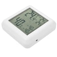 thumbnail image 4 of Termómetro higrómetro interior escritorio digital LCD temperatura humedad monitor probador, 4 of 10