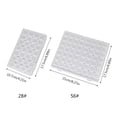 thumbnail image 5 of Plastic Jewelry Tray Earring Storage Case Easy to Carry Jewelry Organizers Storage Solution for Small Earrings and Rings, 5 of 13