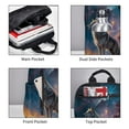 thumbnail image 3 of Balery Night Sky Wolf Mochila Ligera para Hombres y Mujeres – Resistente y Impermeable, Ideal para la Escuela, el Trabajo, los Viajes y el Uso Diario, 3 of 7