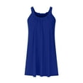 thumbnail image 4 of Robe d'Été Courte de Plage pour Femmes - Paréo Bikini, Ligne A Sans Manches, Robe t-Shirt Décontractée Mini, Polyester, Tailles P - TTG, 4 of 4