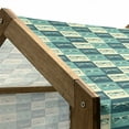 thumbnail image 4 of Indie Pet House, Pattern with Eyeglasses in Vintage Style Hipster Cool Design Modern, Outdoor & Indoor Portable Dog Kennel with Pillow and Cover, 5 Sizes, Petrol Blue Turquoise, by Ambesonne, 4 of 4