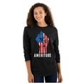 thumbnail image 3 of American Attitude Rebel Patriot Plus Size Long Sleeve Graphic Tee Shirt Brisco Brands 2X, 3 of 6