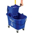 thumbnail image 4 of Global Industrial Mop Bucket And Wringer Combo 38 Qt. Side Press Blue, 4 of 7