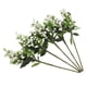 thumbnail image 5 of Arreglo de 5 piezas de bayas artificiales blancas para sala de estar y oficina, 5 of 8