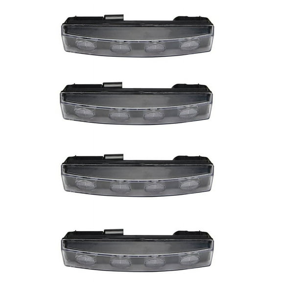4X 24V White LED Lights for Truck Top Visor Signal Light Corner Lights Spare Parts 1798980 1910437