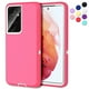 thumbnail image 1 of Entronix Funda Resistente para Galaxy S21 Ultra, Triple Capa, Resistente a Golpes y Anticaídas, Color Rosa, 1 of 6
