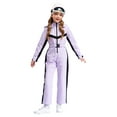 thumbnail image 2 of Rswnyirn Kids Girls Snowsuit One Piece Waterproof Ski Suits Warm Skiing Snowboarding Jumpsuit with Belt Purple 8, 2 of 7
