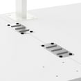 thumbnail image 6 of Hustle 2 Person Computer Desk with Drawers in White - Engineered Wood, 6 of 9