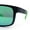 Black Green - Green Mirror, variant on Polarized Color Mirror Light Weight Rectangle Sport Plastic Sunglasses Black Grey - Black