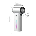 thumbnail image 3 of Fiudx Ventilador Turbo, Ventilador Portátil de Alta Velocidad para Exteriores, Minidispositivo de Enfriamiento con Reducción de Ruido, Indicador de Batería con Pantalla Led, Ideal para Aventuras de C, 3 of 6