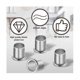thumbnail image 4 of 300pcs 1/4 Inch Shelf Sleeves Cabinet Shelf Pins Shelf Reinforcement Grommets For Kitchen Furniture, 4 of 5