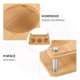 thumbnail image 3 of LABSERRON Stable Wooden Beige Kitchen Seasoning Organizer Rack For Spice Bottles 1Set, 3 of 8