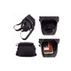 thumbnail image 3 of Bolsa Mochila De Moda Impermeable Cierre Antirrobo negra, cierres dorados, 3 of 4