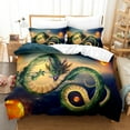 thumbnail image 1 of 3D Digital Printing Cartoon Dragon Ball Monkey King Series Bedding Three-Piece Set LZ27 135*200, 1 of 2