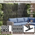 thumbnail image 4 of Gymax Privacy Screen72''H x 48''W Freestanding Fence Panel w/Stand & Expansion Bolts, 4 of 8