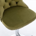 thumbnail image 4 of Velvet Main Fabric - 360° Rotation Ability - Dining Area Decoration - Set of 2 American Stools, 4 of 7