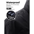 thumbnail image 5 of Wantdo Men's Big and Tall Jacket Winter Snow Jacket Waterproof Ski Coat Hooded Outerwear Coat Black 4X, 5 of 8