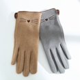 thumbnail image 2 of Women's Winter Thermal Touchscreen Gloves Windproof Velvet Slim Fit One Size, 2 of 5