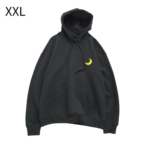 Sudadera con capucha de primavera con estampado de hombres y mujeres, suéter con capucha, abrigo, top de pareja, negro, XXL sidaley AP001403-23B