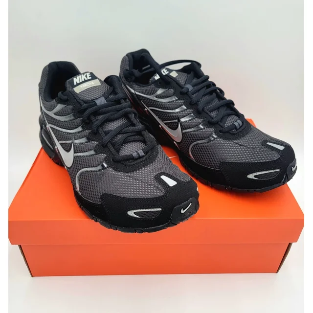 Nike Air Max Torch 4 Running Shoes Size 10-12 Men's Black/Silver 343846-002