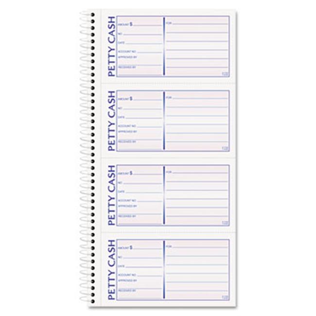 Carnet De Reçus Triples Autocopiants - 120 Sets, 2 3/4 X 7 Pouces - Spiralé, Non Numéroté - Pour Petites Entreprises
