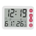 thumbnail image 1 of Medidor Digital De Temperatura Y Humedad, Indicador De Temperatura Configuración De Tiempo Pantalla HD Grande Para Habitaciones De Bebés, 1 of 8