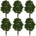 thumbnail image 1 of Modelo arquitectónico de árbol, paisajes forestales, árboles, paisaje verde, brillo labial para niños, mesa de arena, 20 piezas, 1 of 6