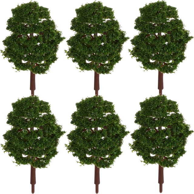 Modelo arquitectónico de árbol, paisajes forestales, árboles, paisaje verde, brillo labial para niños, mesa de arena, 20 piezas