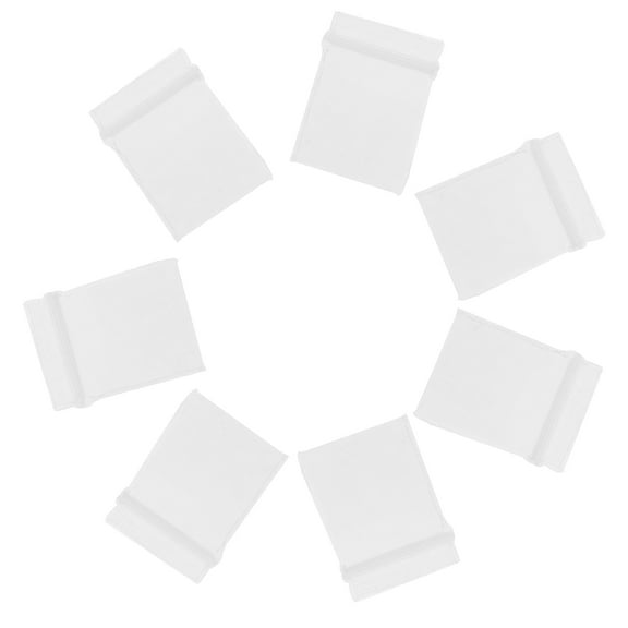 Baluue 500pcs Small Jewelry Bags White PE Easy Carrying for Jewelry Packaging