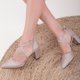 thumbnail image 4 of Sina - Tacones de novia con purpurina en oro rosa rosa 8.5, 4 of 7