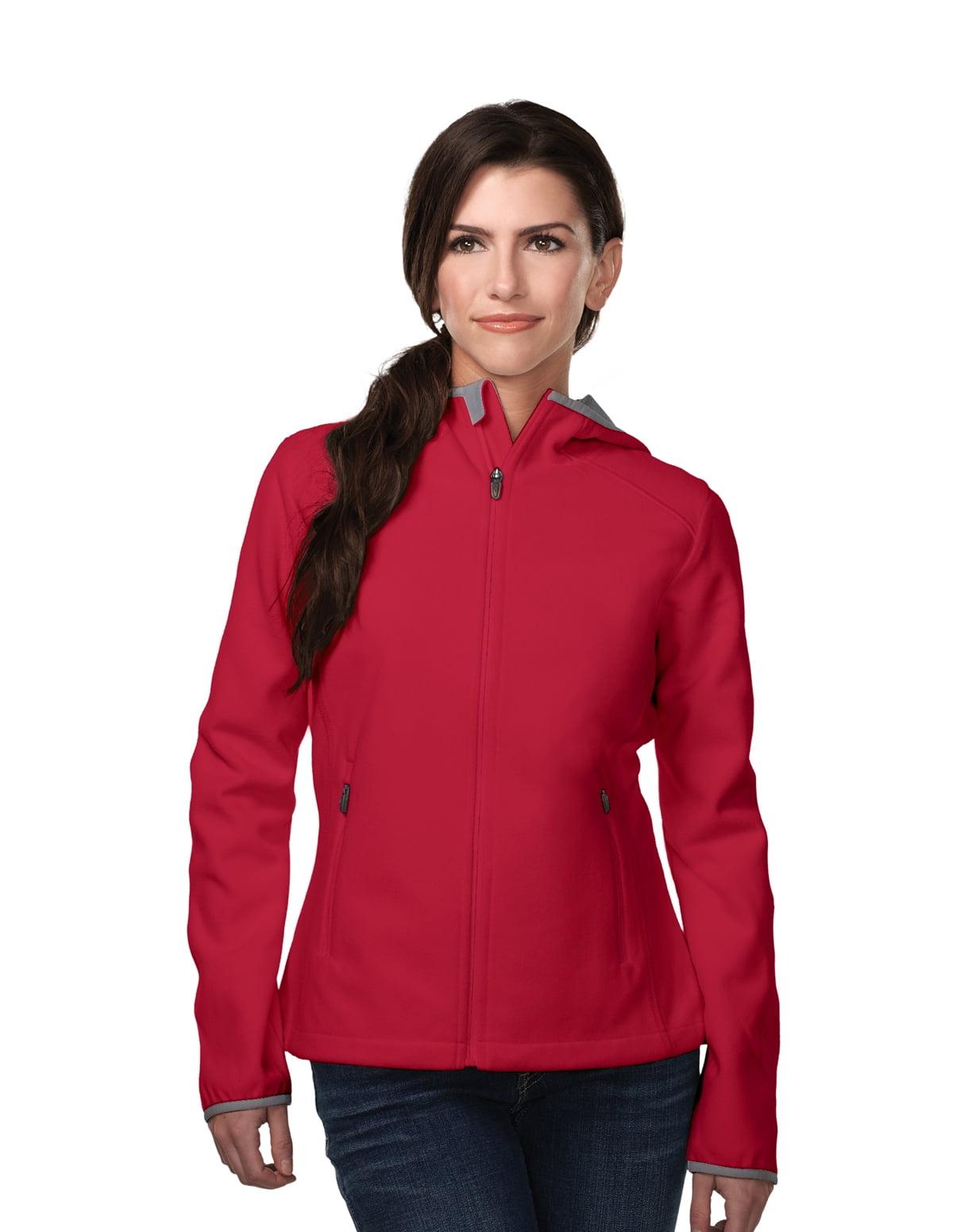 TM Performance TM Performance Women's Bonded Fleece Hoody Jacket W