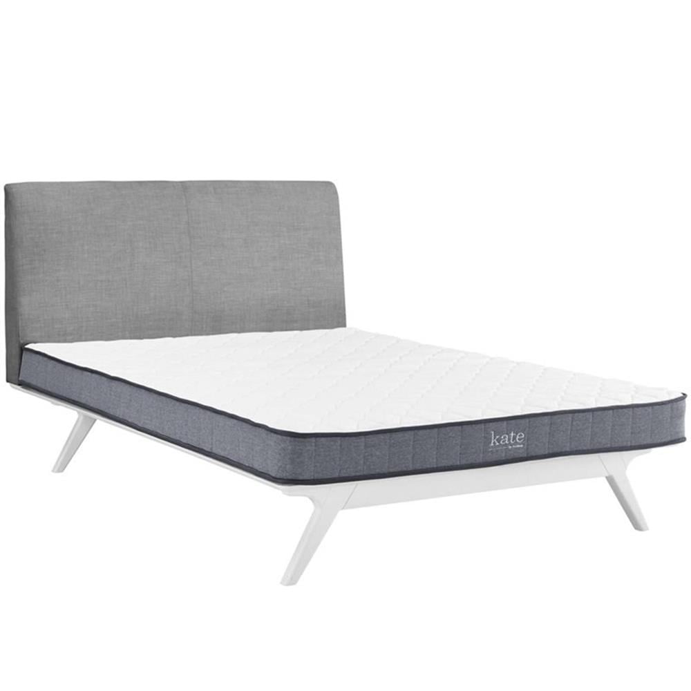 Pemberly Row Polyester Fabric 6" King Mattress with Mattress Cover