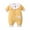 Yellow, variant on Odeerbi Baby Girls Boys Clothes Baby Rompers Autumn Winter Plus Cotton Thermal Romper Jumpsuit