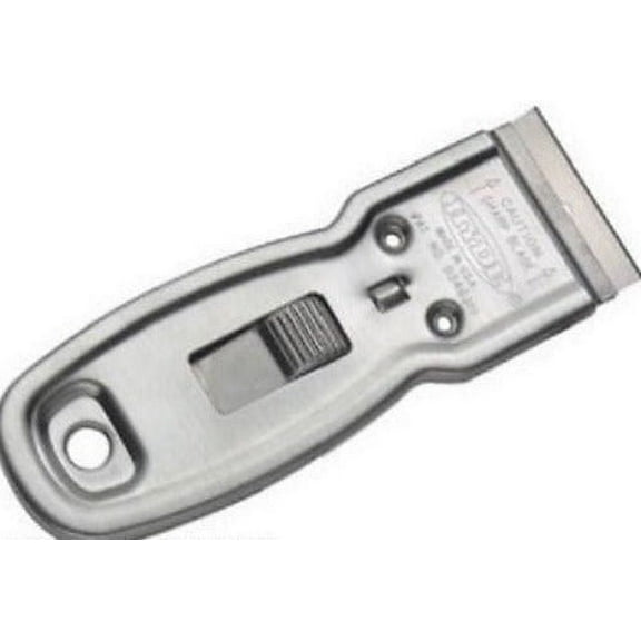 Hyde Tools 13050 Delta Heavy Duty Metal Single Edge Razor Blade Glass Scraper - Quantity of 2