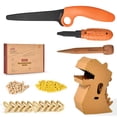 thumbnail image 1 of Kit de herramientas de construcción ZLemma Cardboard 163 piezas para niños, 1 of 7