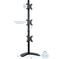 thumbnail image 6 of VIVO Triple Monitor Desk Stand/Mount Free Standing Vertical 3 Screens up to 27", 6 of 6