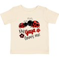 thumbnail image 3 of Inktastic My Yaya Loves Me with Cute Ladybugs Boys or Girls Baby T-Shirt, 3 of 5