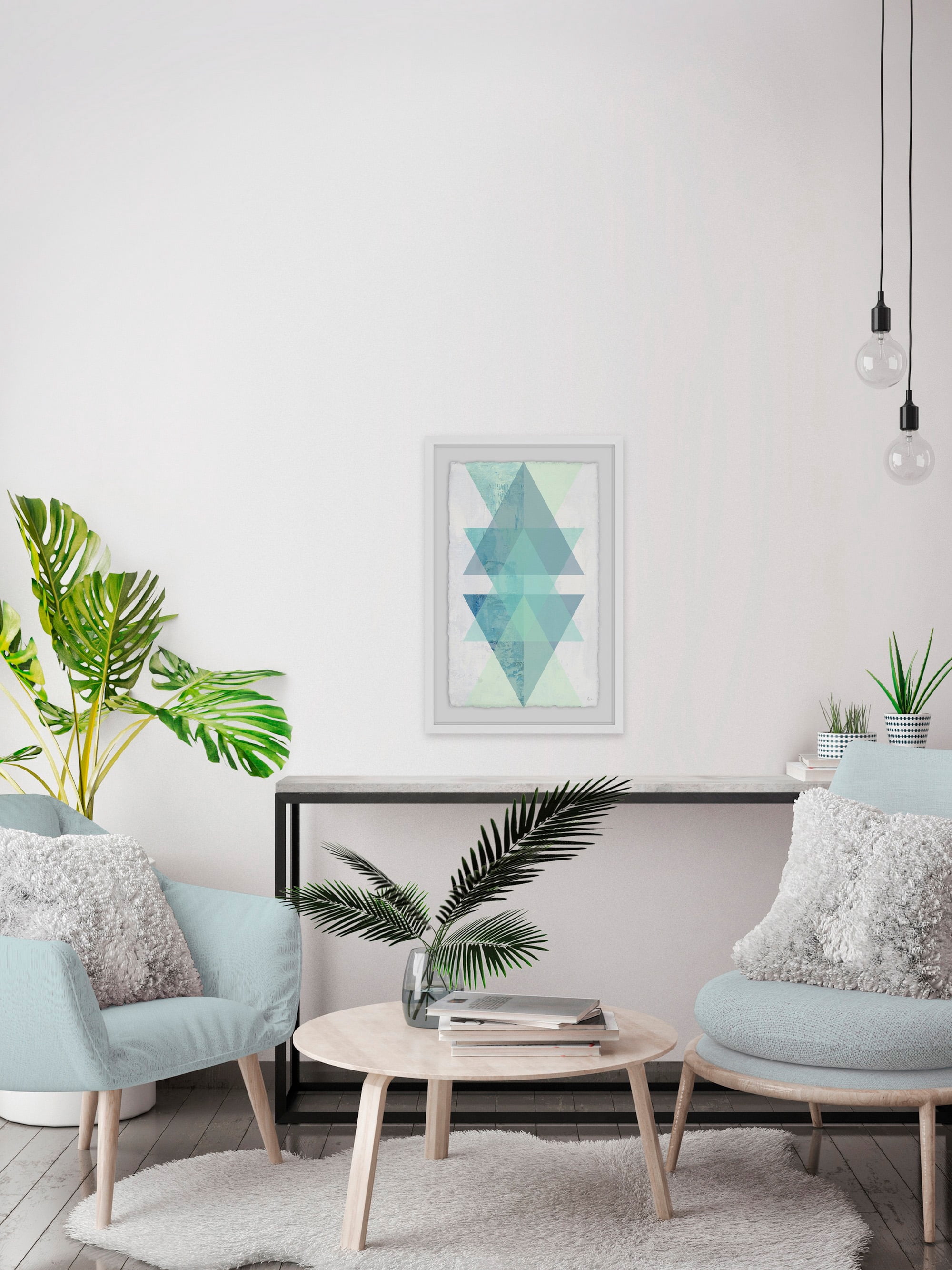 The Prism Framed Painting Art Print, 30.00" x 1.50"