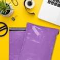 thumbnail image 7 of Purple Poly Mailers, Waterproof Shipping Bags, 50 Count, 14.5 x 19 in, 7 of 7