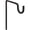 Black, variant on National Hardware N275-508 Extended Wall Hook, 9", Brushed Gold