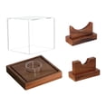 thumbnail image 3 of Vitrina para Béisbol, Soporte para Bates, Estante, Regalo para El Día Del Padre, Regalo para Hombres Y Mujeres, Caja de Almacenamiento de Recuerdos Pa Madera oscura, 3 of 8