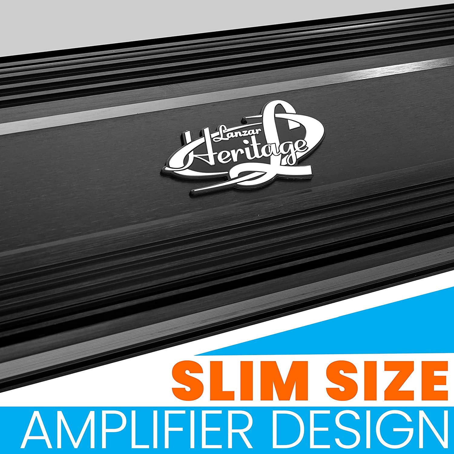 Lanzar HTG889 Mosfet 2 Ohm 8-Channel Stereo Stable Vehicle Audio Amplifier, Black, 11.29 lbs