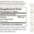 thumbnail image 2 of Tabletas L-Lysine 1000 mg Solgar 0.0353 oz para piel saludable y labios, 2 of 4