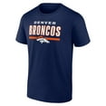 thumbnail image 2 of Men's Navy Denver Broncos Speed & Agility T-Shirt, 2 of 3