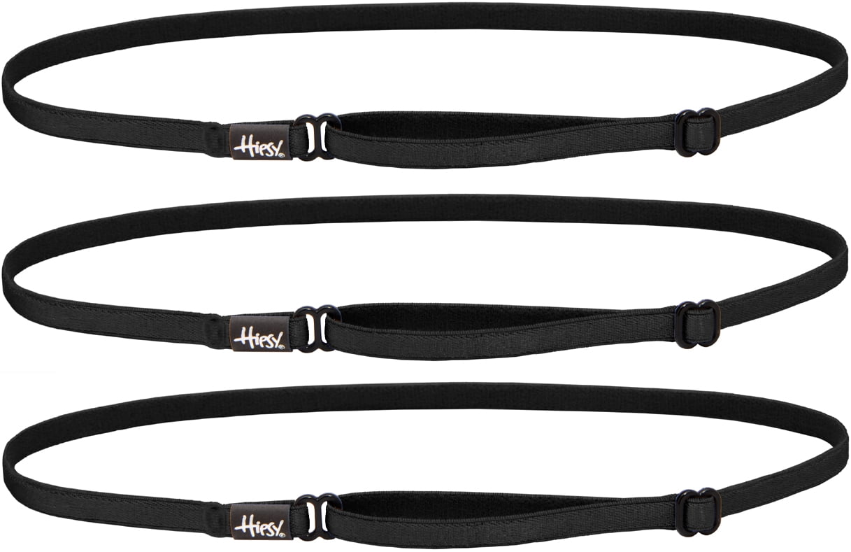 Hipsy Elastic & Adjustable No Slip Running Headbands for Women 3Pack