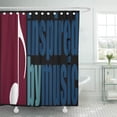thumbnail image 1 of ABPHQTO Inspirational Inspirado en canciones Inspire Music Inspiration Motivated Musical Cortina de ducha 160x180 cm, 1 of 1