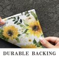 thumbnail image 6 of White Green Leaf Flower Sunflower Pattern Door Rugs,Washable Non Slip Door Mats Indoor,Decorative Door Mats,Entry Mat Indoor for Entrance,Bedroom,Kitchen,Bathroom,16"x24", 6 of 6